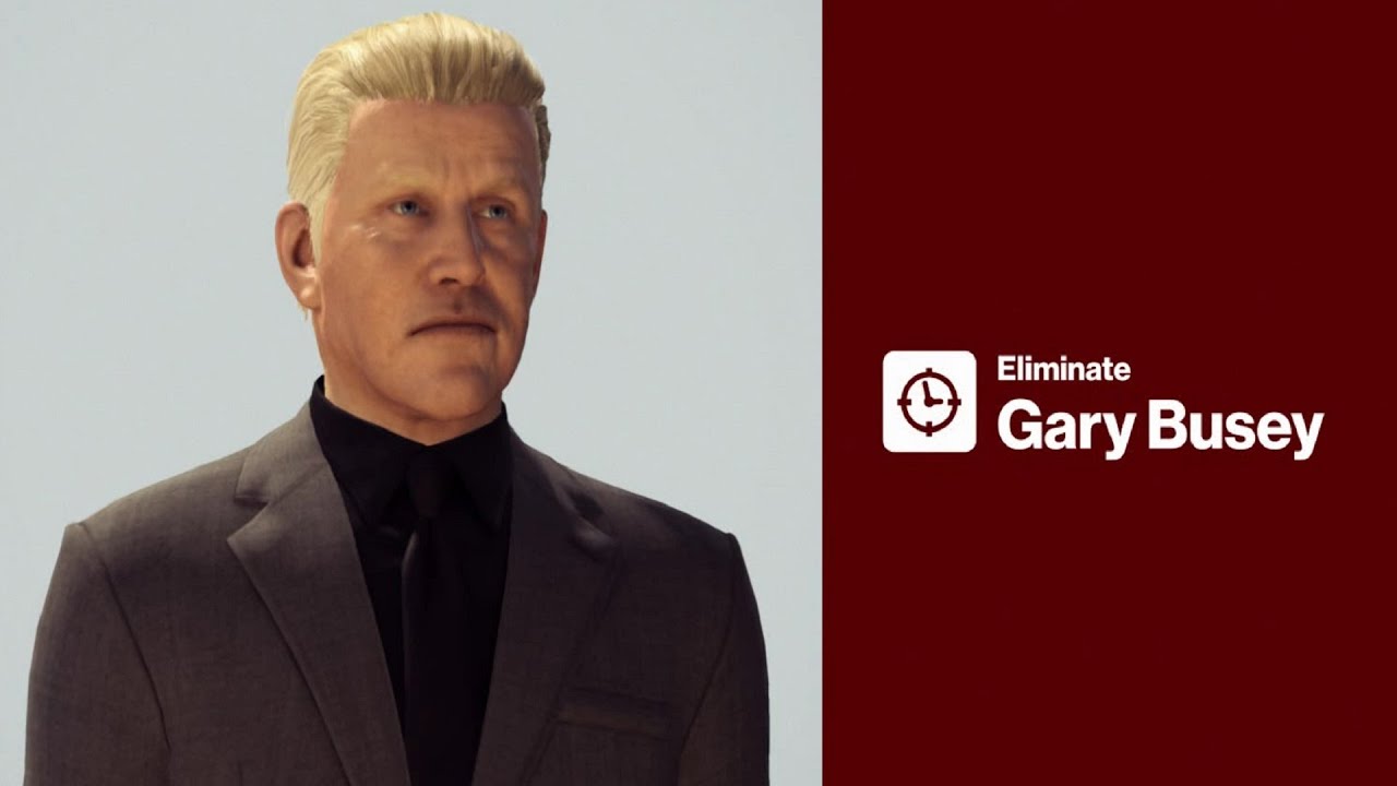 HITMAN Elusive Target #7 - Gary Busey Assassination (4K 60fps)