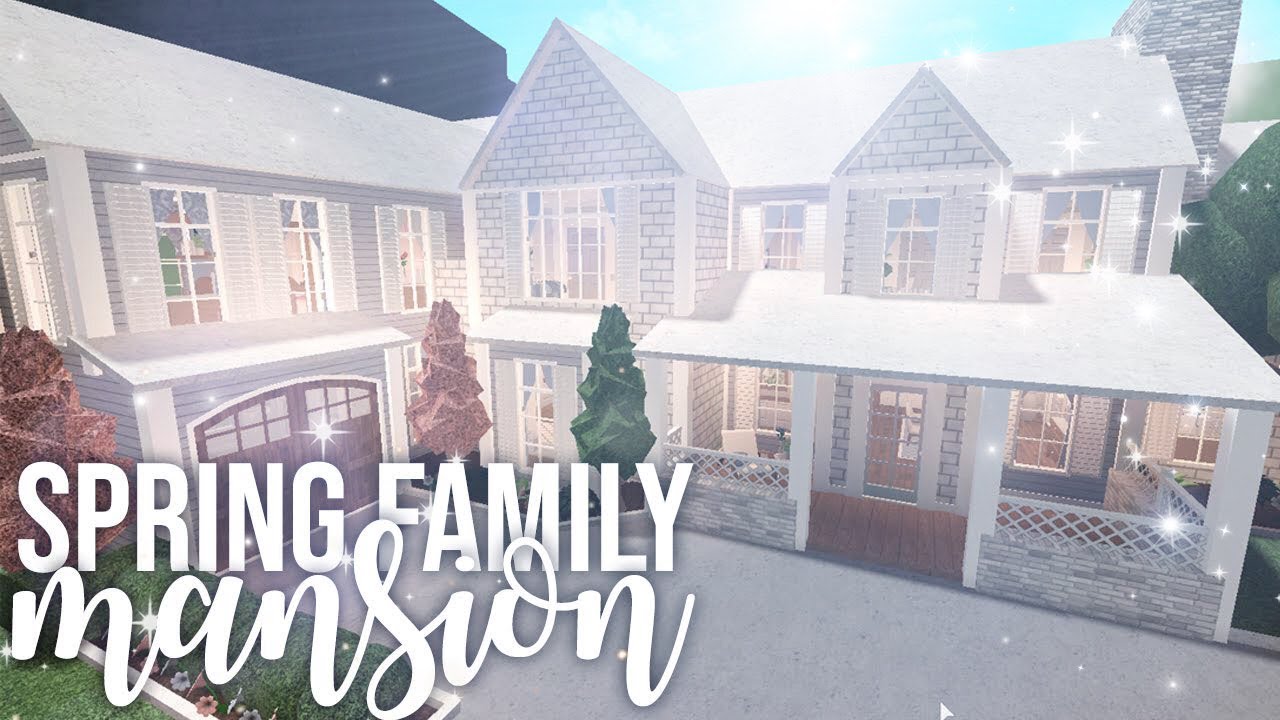 bloxburg: spring family mansion | roblox
