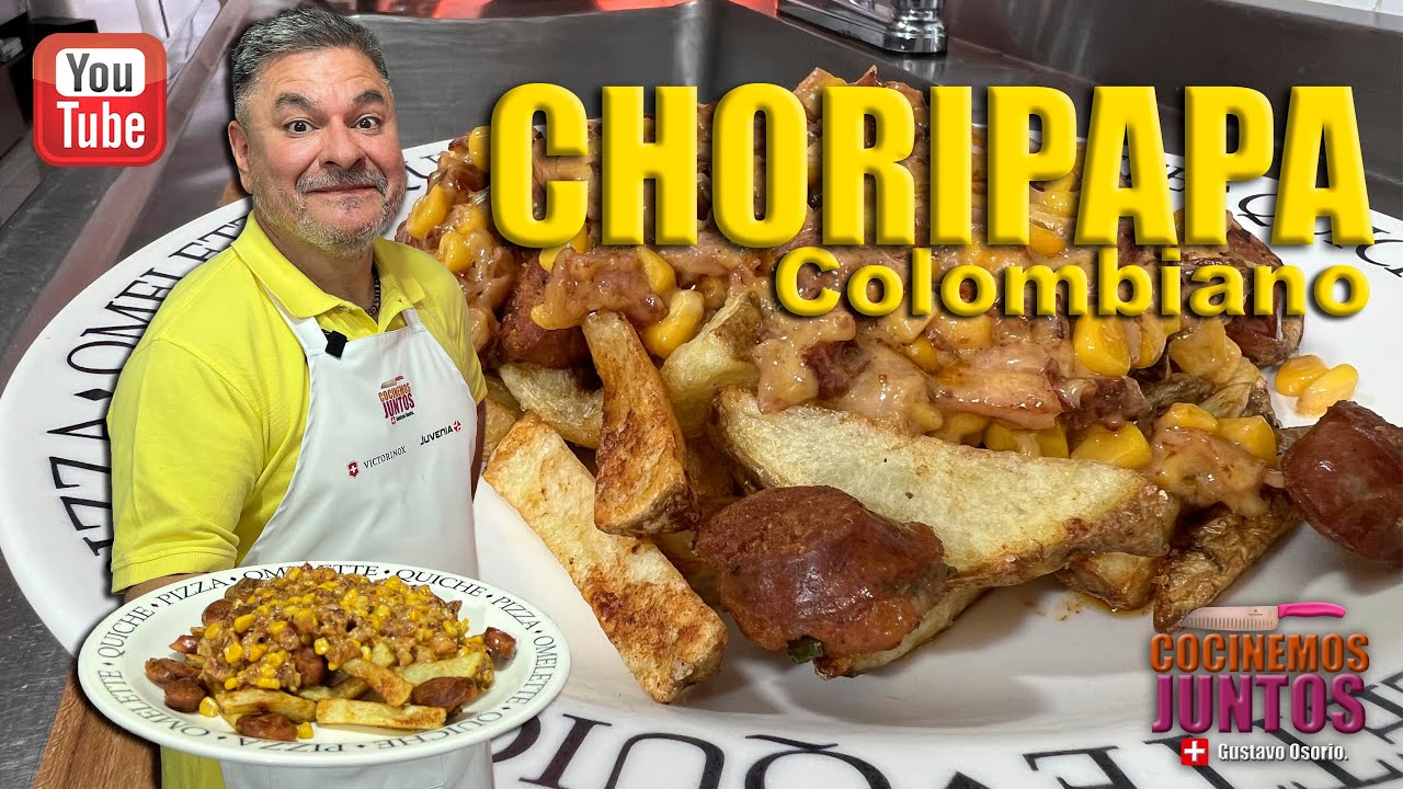 Como hacer un CHORIPAPA Colombiano ✅💯