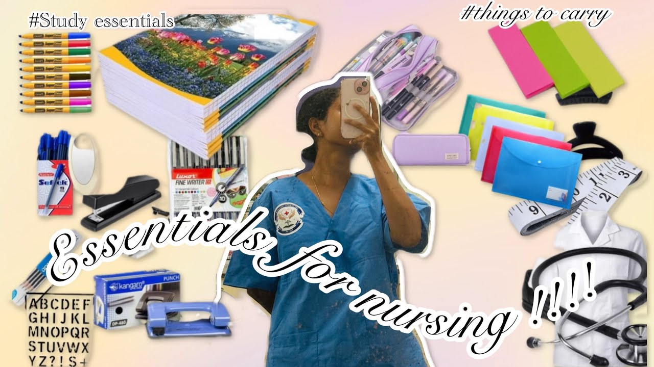 Things to carry for nursing college🩺🤍‼️