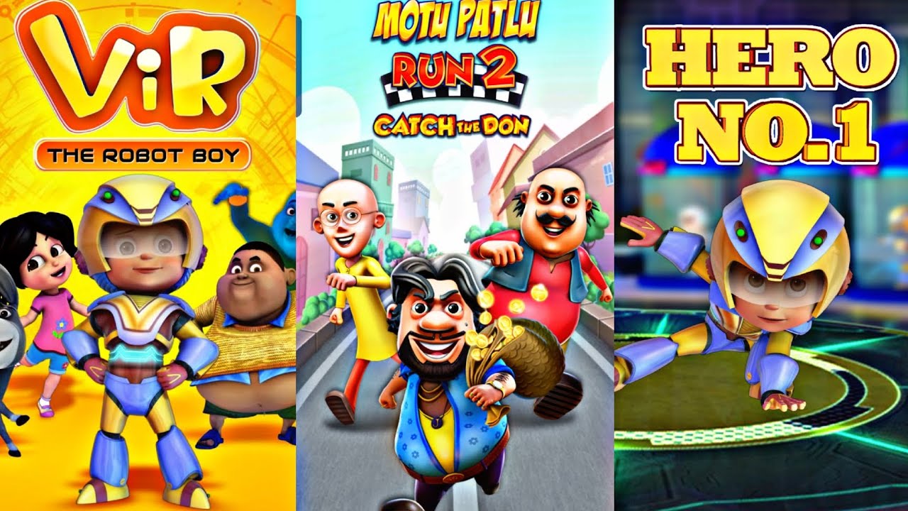 Motu Patlu Run 2 Catch The Don 2026 Gameplay | Vir The Robot Boy Mobile Game 2026 🤩❤️