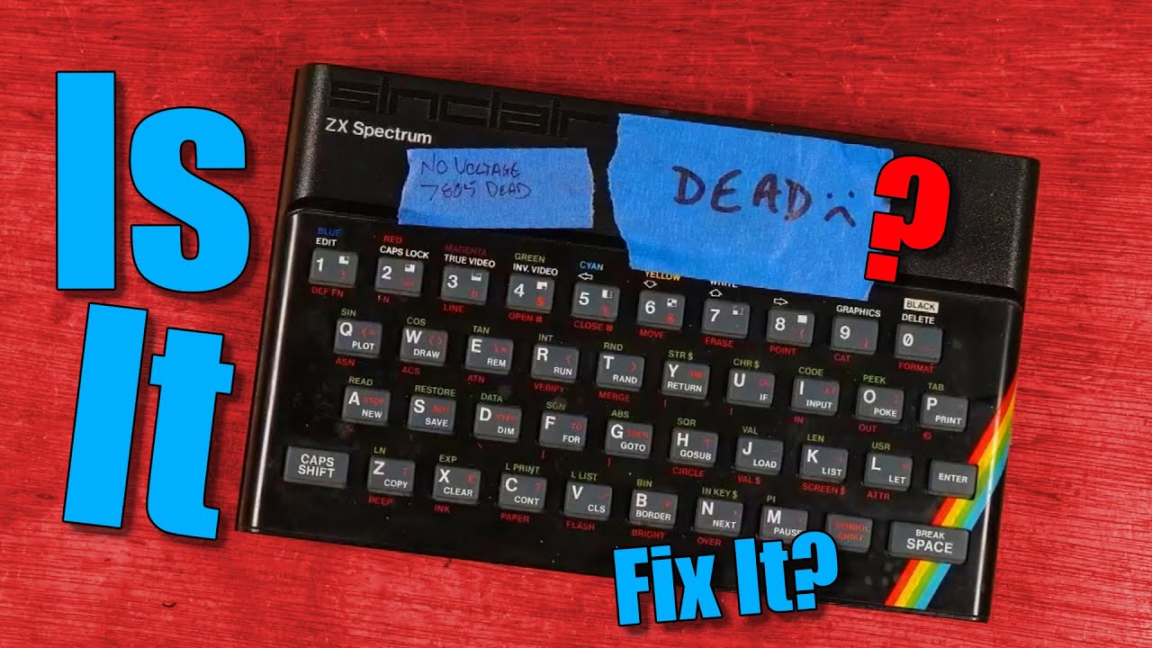 Ремонт ZX Spectrum 48k - МЕРТВЫЙ