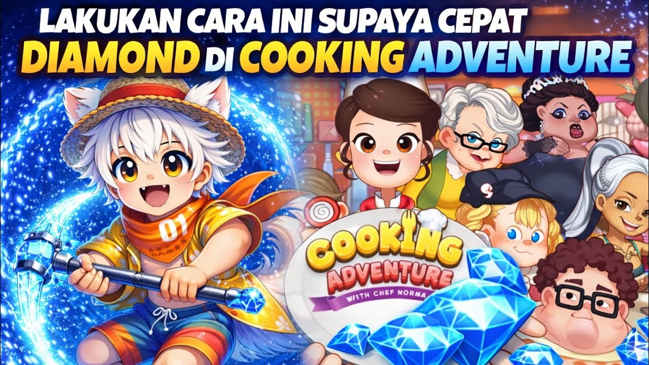 INI DIA FARMING DIAMOND TERCEPAT DI COOKING ADVENTURE!!!