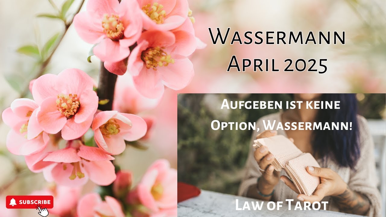 Wassermann ♒️ Aufgeben ist keine Option, Wassermann ❤️ April 2025