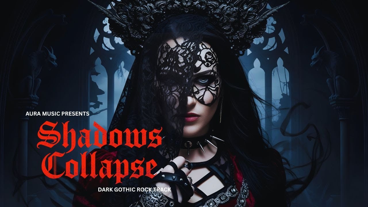 🦇Shadows Collapse | A Dark Gothic Rock Track | Official Music Video