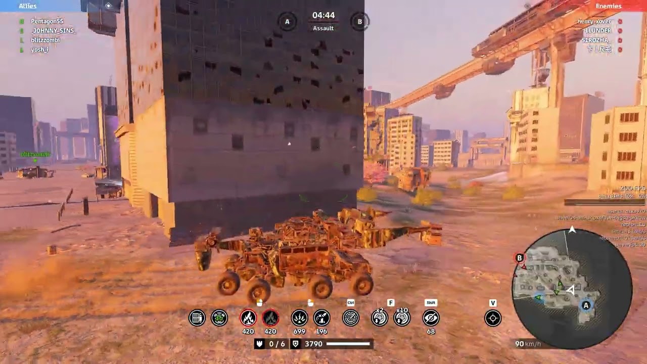 Crossout CW T0XIK vs TWIST