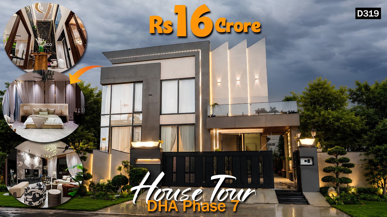 1 Kanal Fully Furnished Luxury House Tour | DHA Phase 7 Lahore