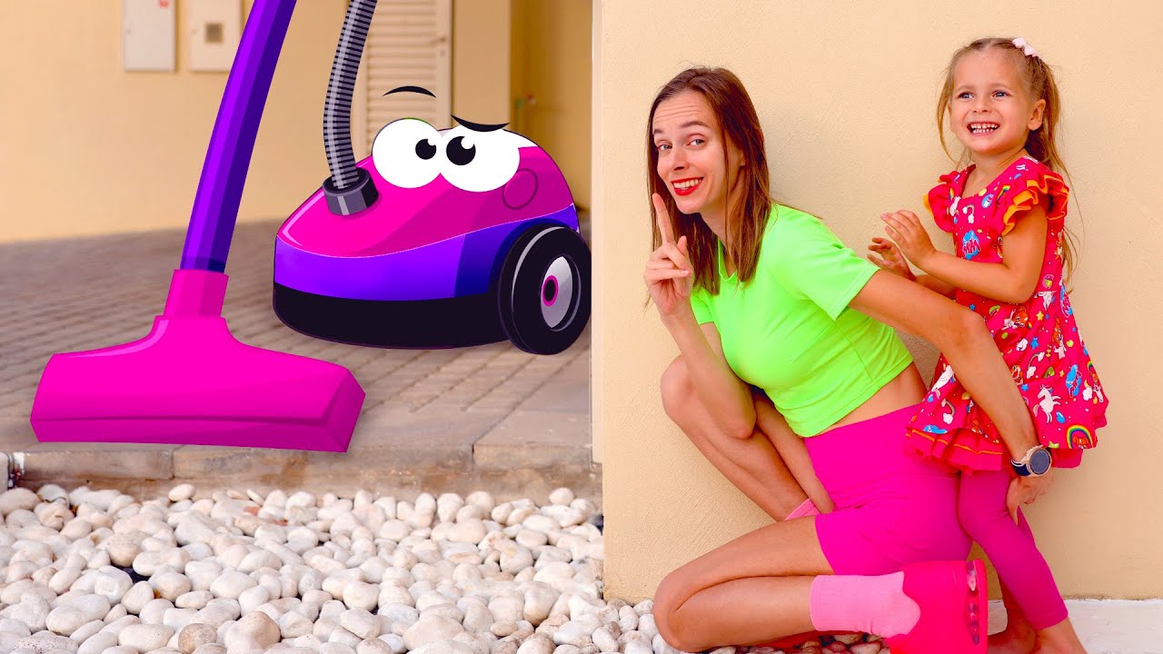 Toy vacuum cleaner and other funny songs and stories for kids