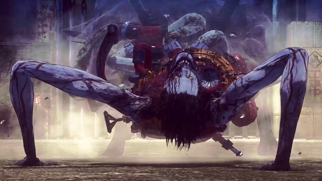 Let It Die: Floor 11 Boss Fight, Goto-9 (1080p)