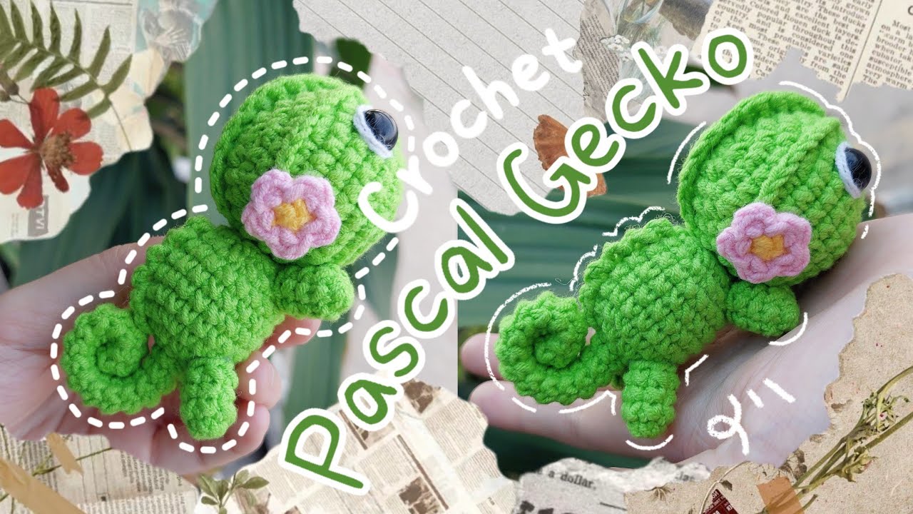 Crochet PASCAL GECKO | Crochet PASCAL | Crochet PASCAL TANGLED | Móc len TẮC KÈ PASCAL | Lem'n Do