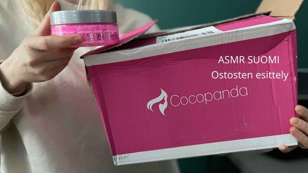 ASMR SUOMI - Mitä tilasin cocopandalta? (paljon naputtelua)