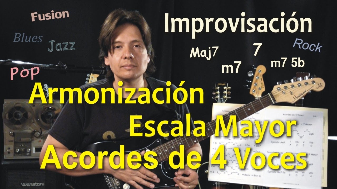 Escala Mayor Armonía a 4 Voces - Cuatriadas - Composición, Arreglo Tutorial #34