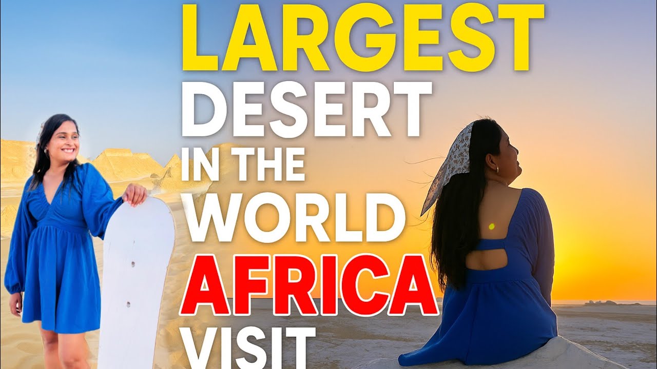 I Visited World's Largest Hot Desert| White & Black Desert Tour Egypt 🇪🇬