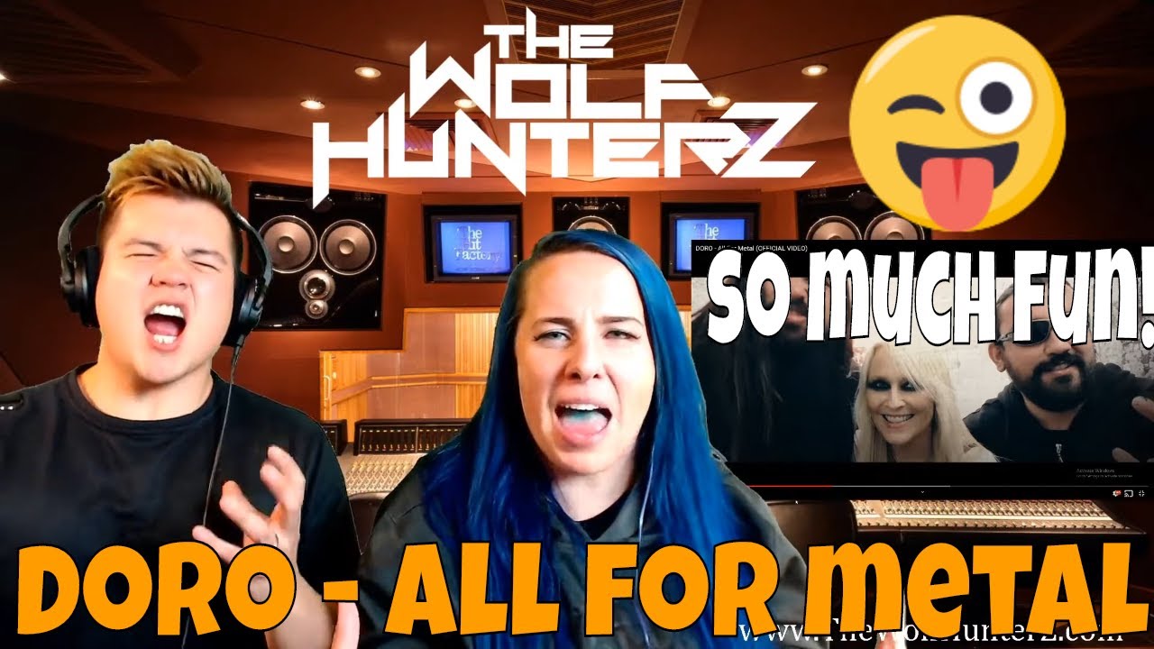 DORO - All For Metal (OFFICIAL VIDEO) THE WOLF HUNTERZ Jon and Suzi Reaction