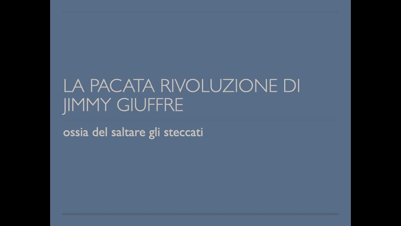 Vicende - Appunti di Storia della musica: Jimmy Giuffre