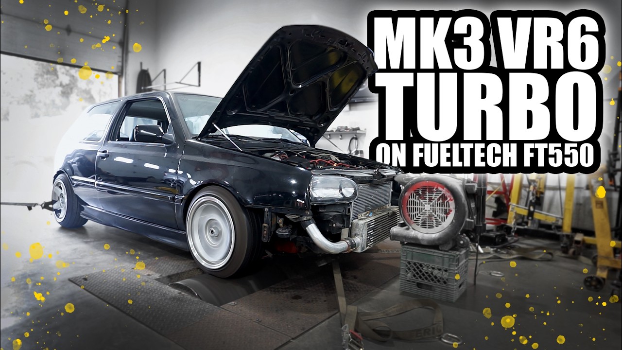 MK3 VR6 Turbo gets tuned on Fueltech FT550