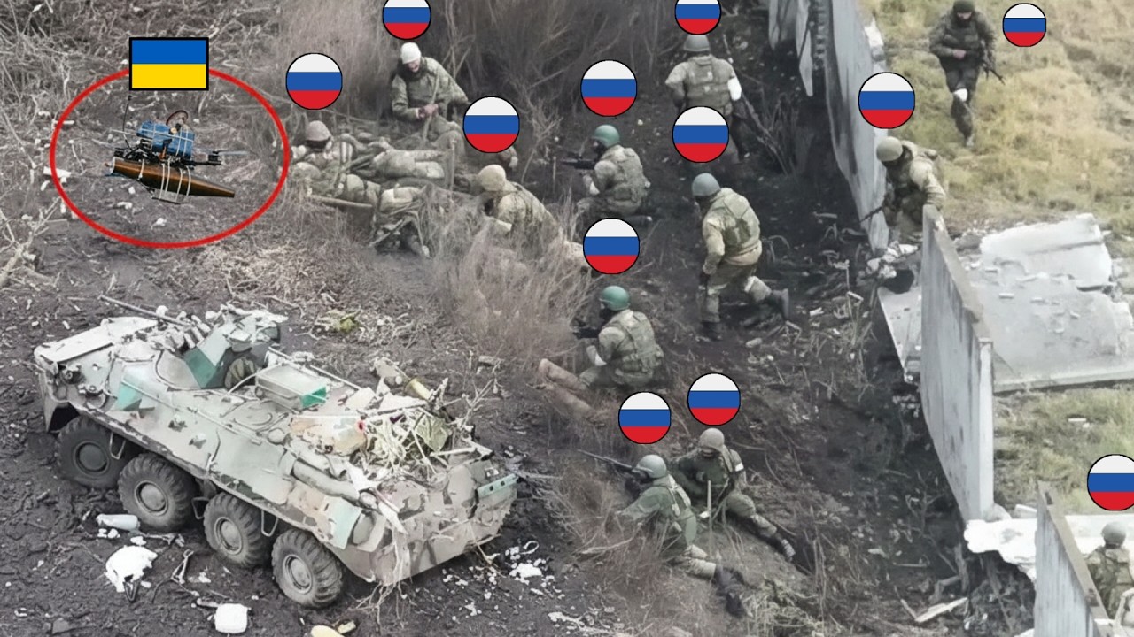 Big Update: Dozens of Russian Troops Spotted Amid Ukrainian FPV Drones