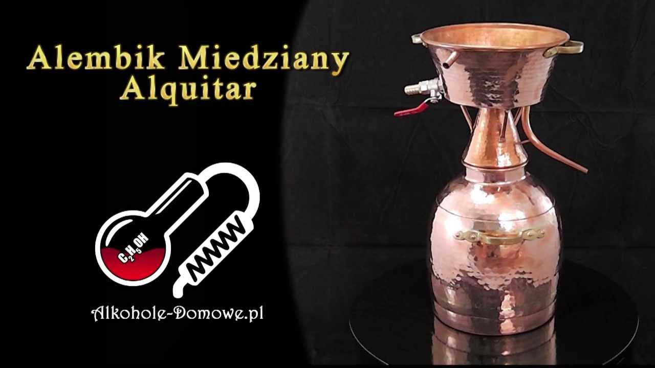 Destylator Alembik Alquitar Right (copper alembic)