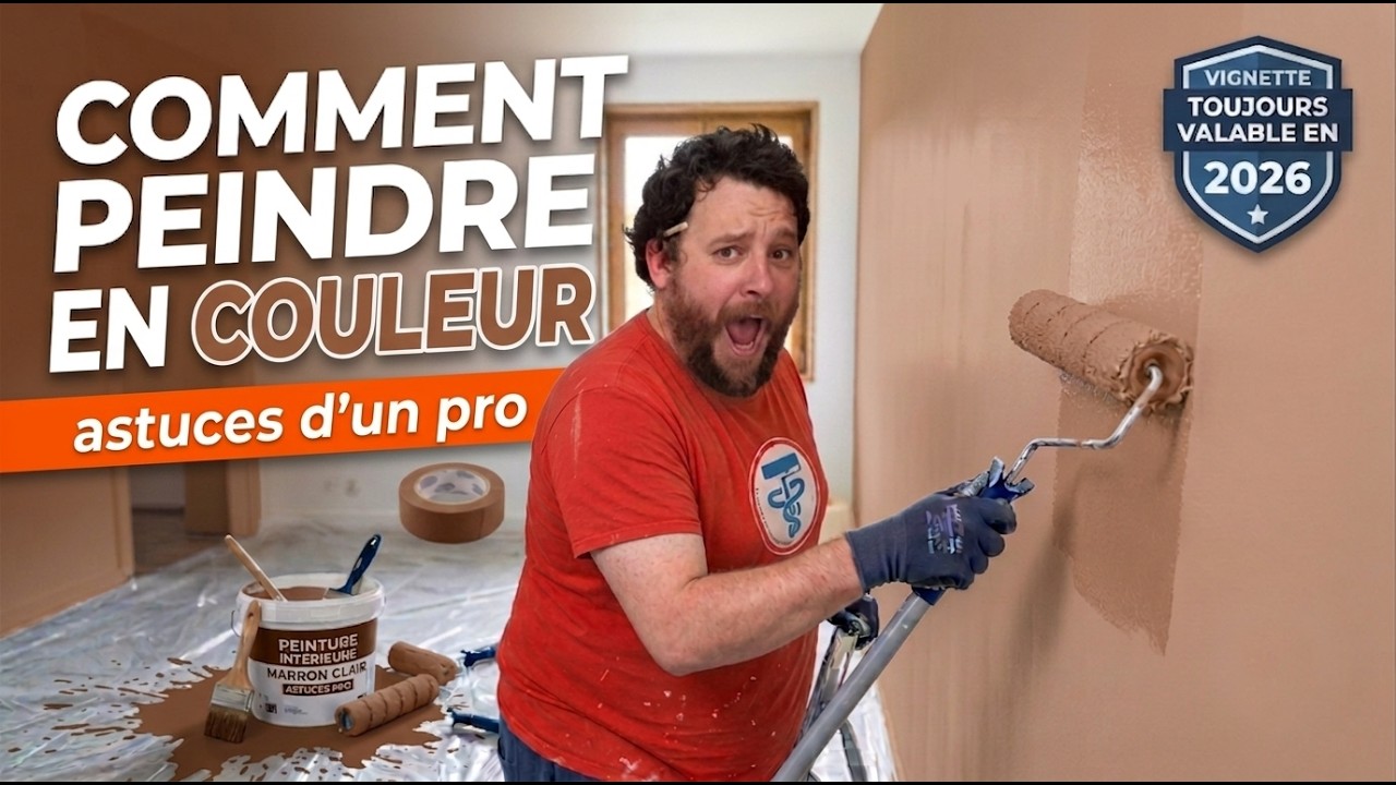 Tuto comment peindre un mur en couleur comme un pro