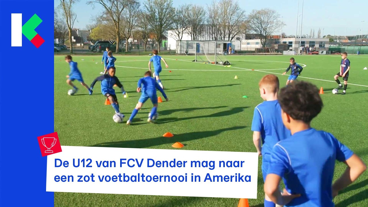 De U12 van FCV Dender mag naar een zot voetbaltoernooi in Amerika