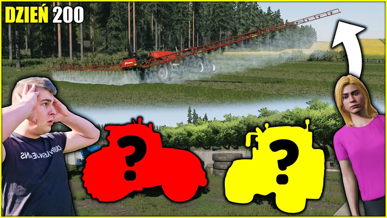 WYBIERZCIE NAM NOWY CIĄGNIK😀 OPRYSKIWACZ OSZALAŁ NA POLU😂┃ZAGUBIENI W LESIE 🔥 DZIEŃ ➡200┃FS 22