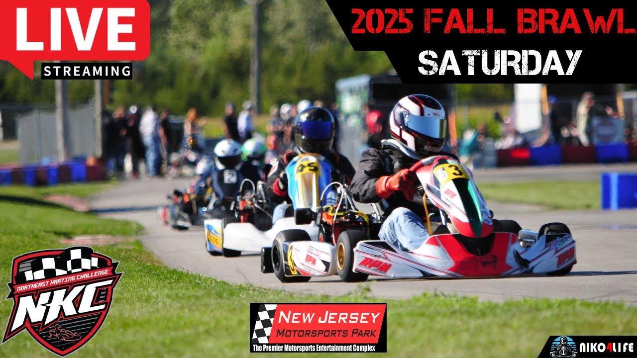 2025 Northeast Karting Challenge Fall Brawl | Saturday - Main Events | NJMP