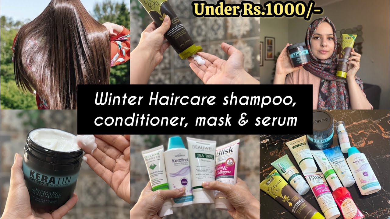 *Not Sponsored* Winter Hair Care Routine, shampoo, conditioner, mask & serum under Rs.1000/-