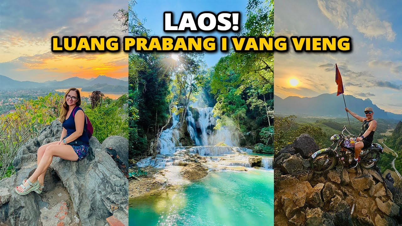 🇱🇦 #05 LAOS na własną rękę: Problemy w Luang Prabang i przepiękne widoki w Vang Vieng!