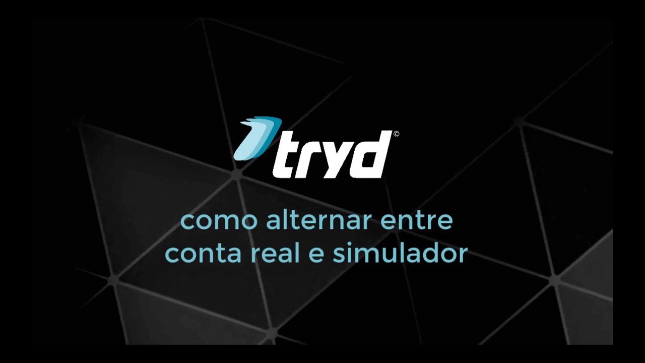 Tryd - Como Alternar Entre Conta Real e Simulador