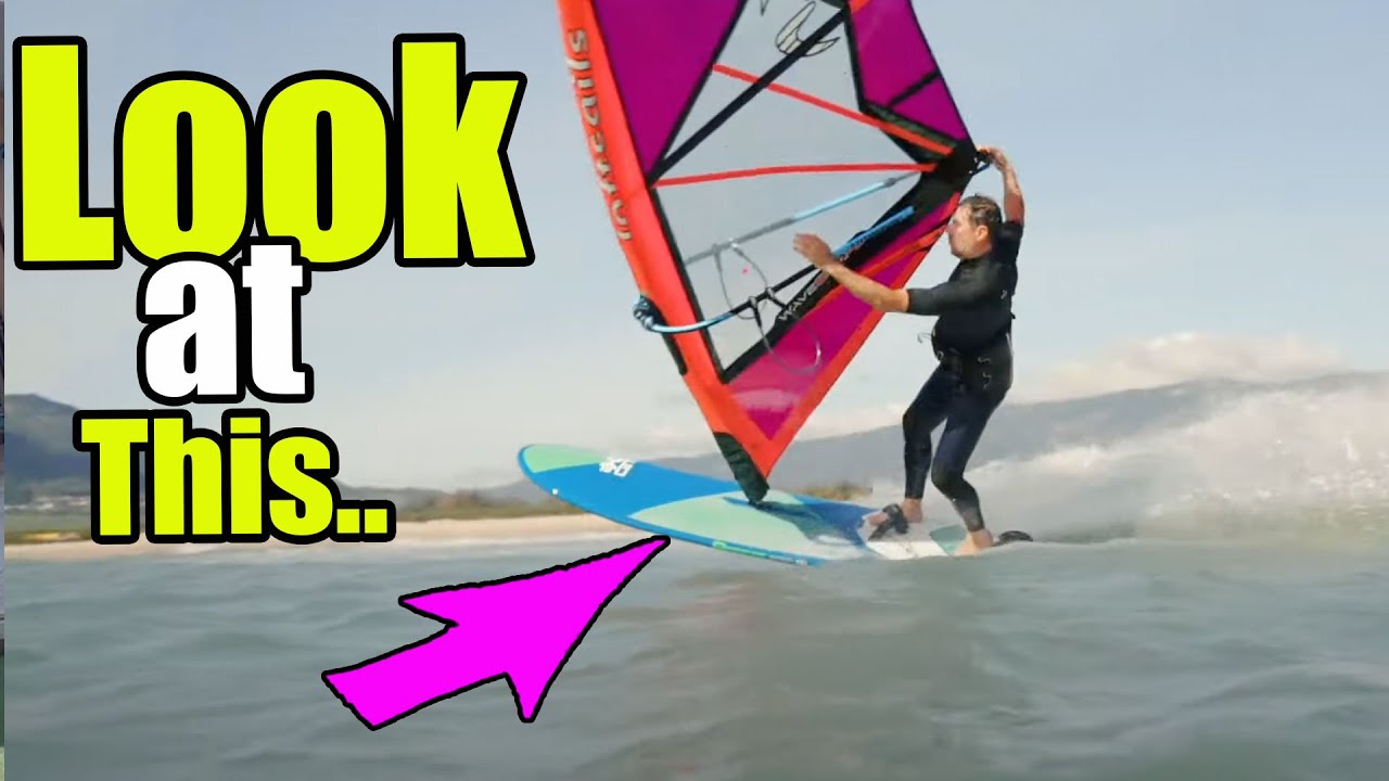 Mini Mal Windsurfing Board and Windsurfer LT -  Patrice Belbeoch/ Exocet Boards