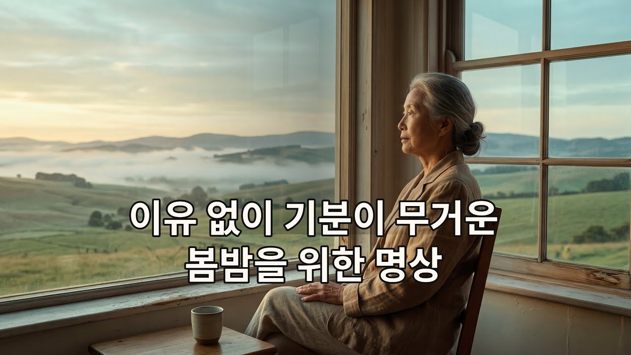 이유 없이 기분이 무거운 봄밤을 위한 명상