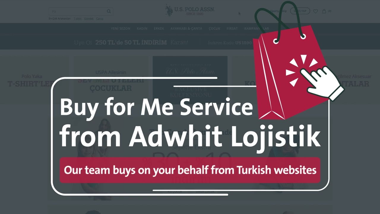 How to shop on the US POLO website and consolidate your purchases in Turkey
