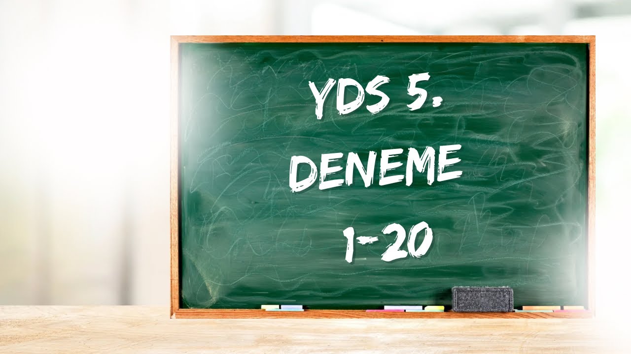 5.DENEME 1-20 SORU ANALİZİ