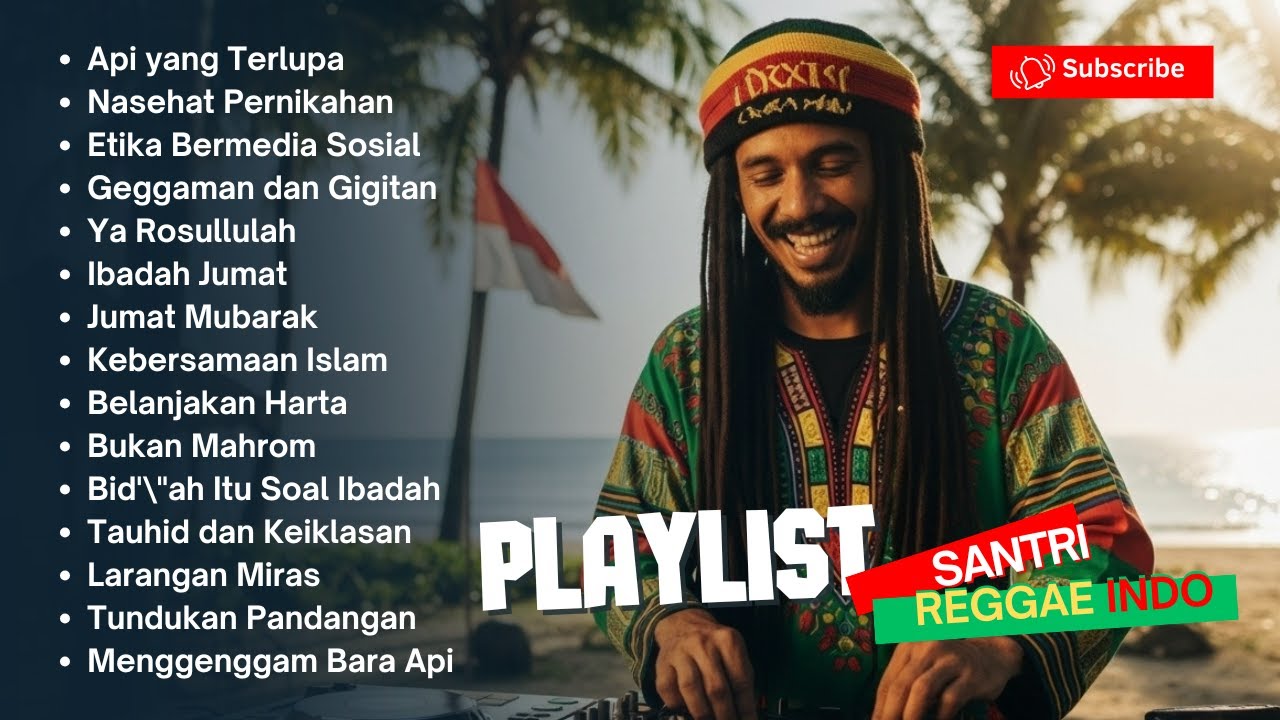 🎶 FULL ALBUM REGGAE ISLAMI TERBARU 2025 | API YANG TERLUPA | SANTRI REGGAE INDO