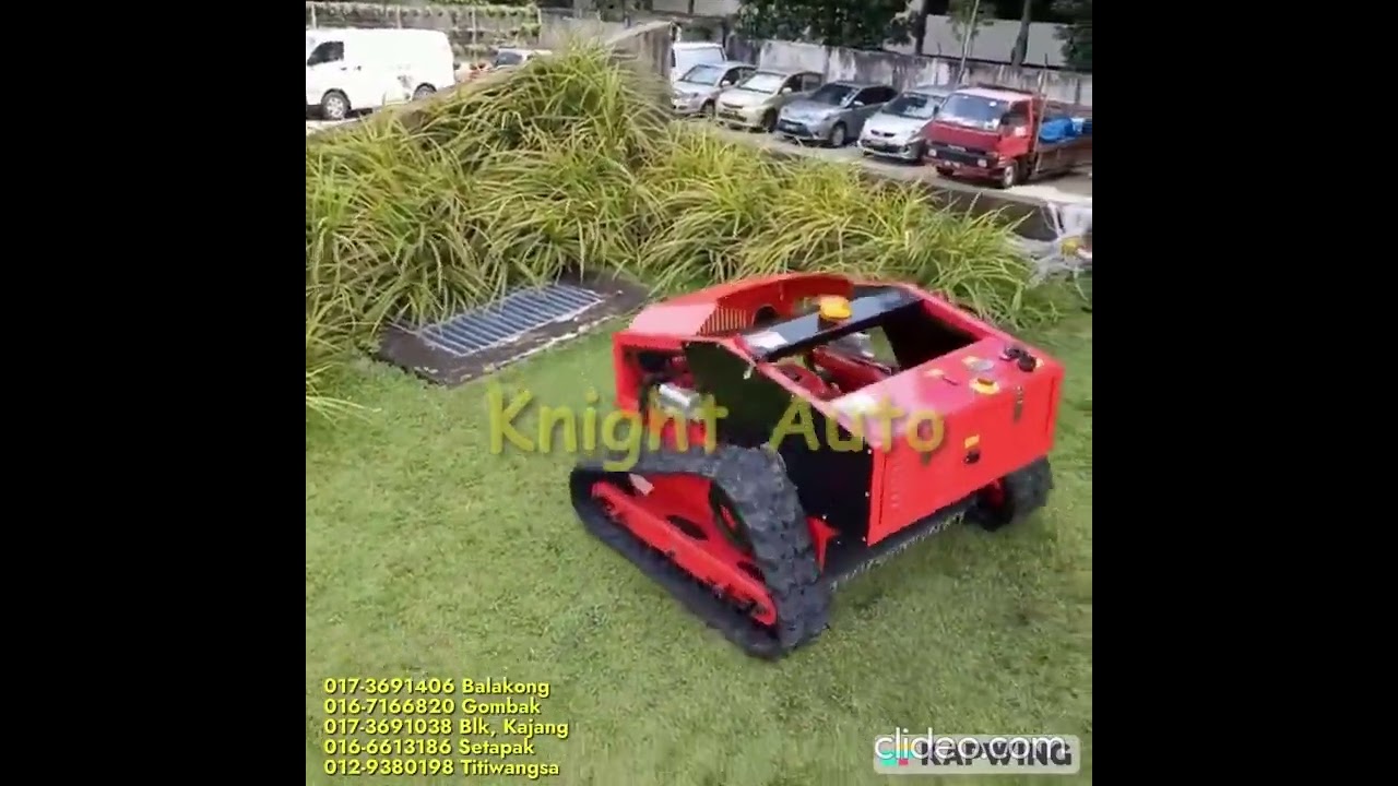 Token Remote Control Lawn Mower TK950 224CC with remote control #lawnmower