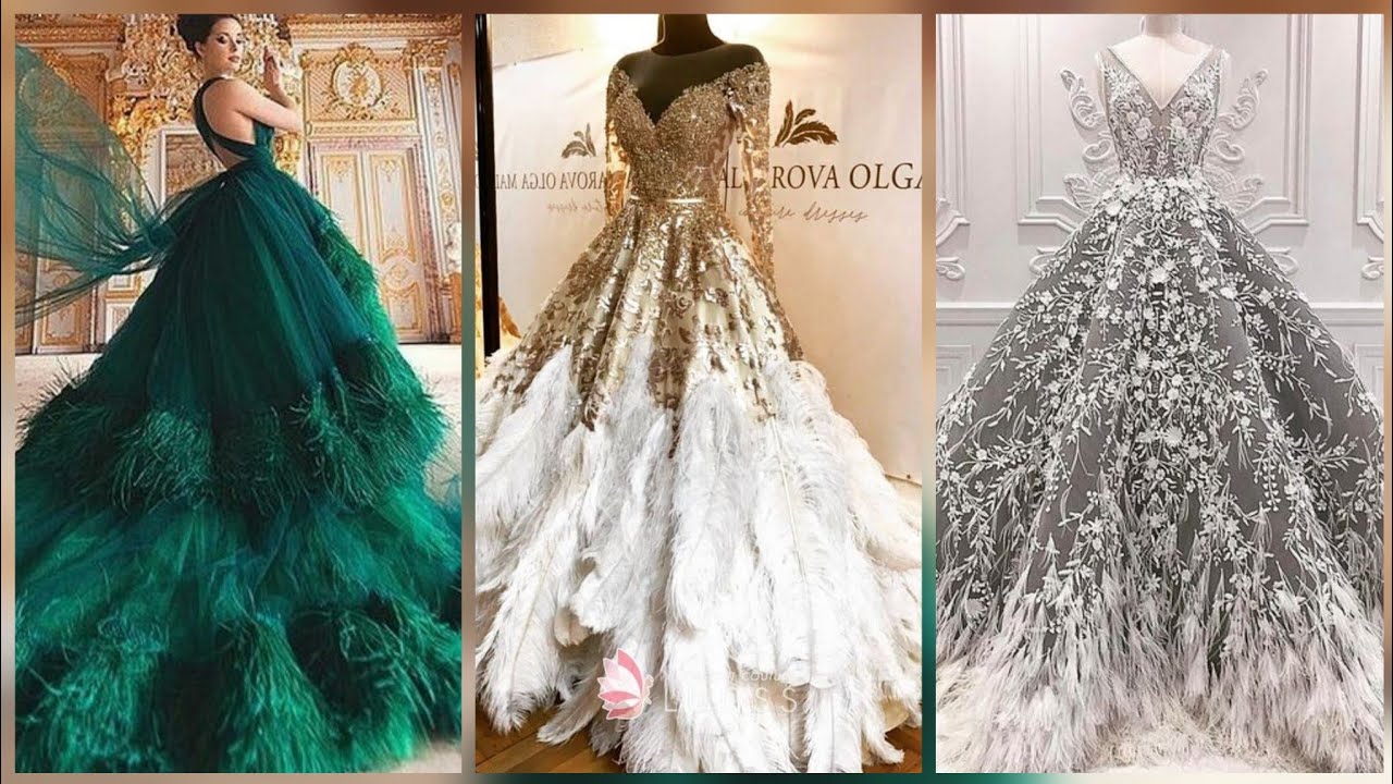 50+ Fabulous Feather Wedding Dresses For This Year