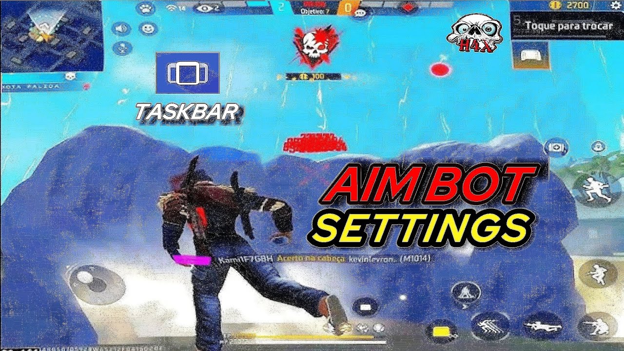 “📲FREE FIRE TASKBAR SETTINGS 😱 100% Headshot 👾Trick✅ ll Aimbot + SetEdit + panel⚙️