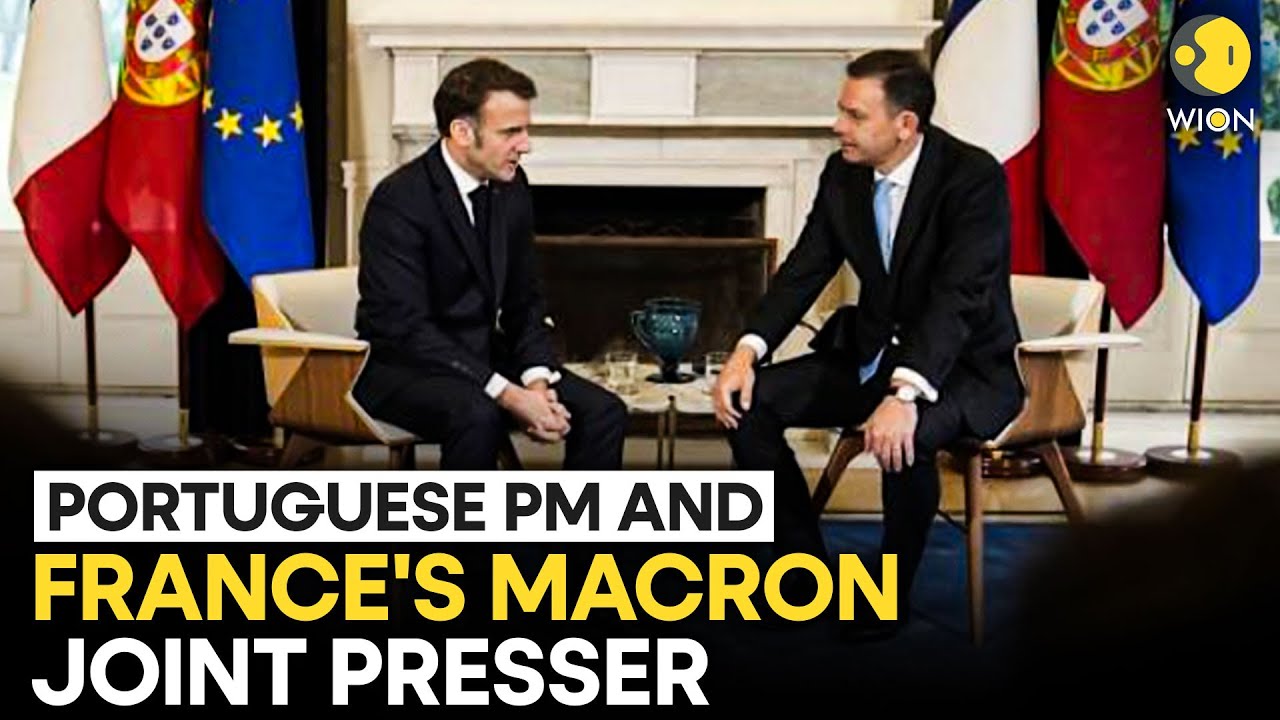 Portuguese Prime Minister Luis Montenegro And French President Emmanuel Macron Joint Presser | LIVE