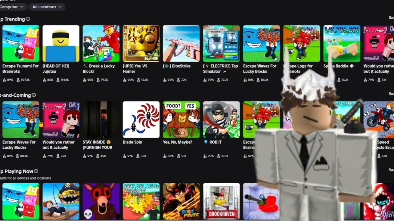 ВЫБИРАЮ ИГРЫ В РОБЛОКС ЗАКРЫТЫМИ ГЛАЗАМИ | Roblox 