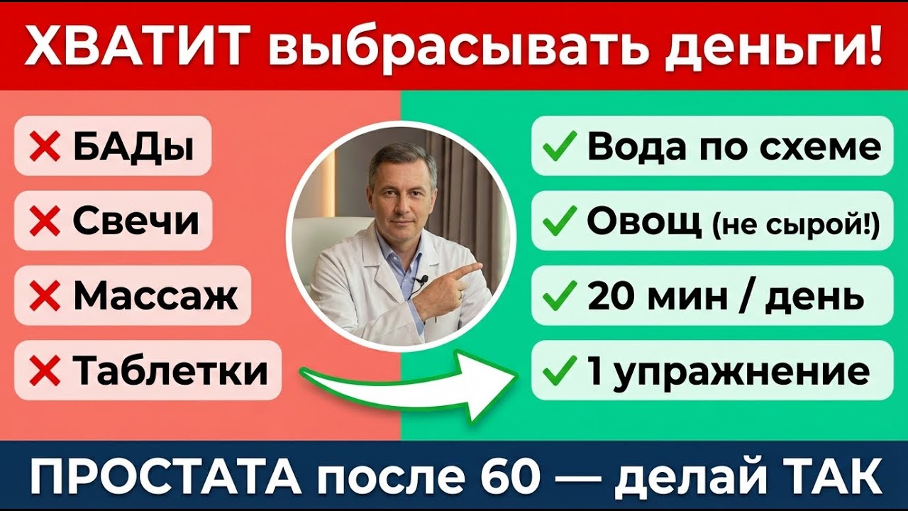 Простата после 60: что я назначаю пациентам (а что — нет)