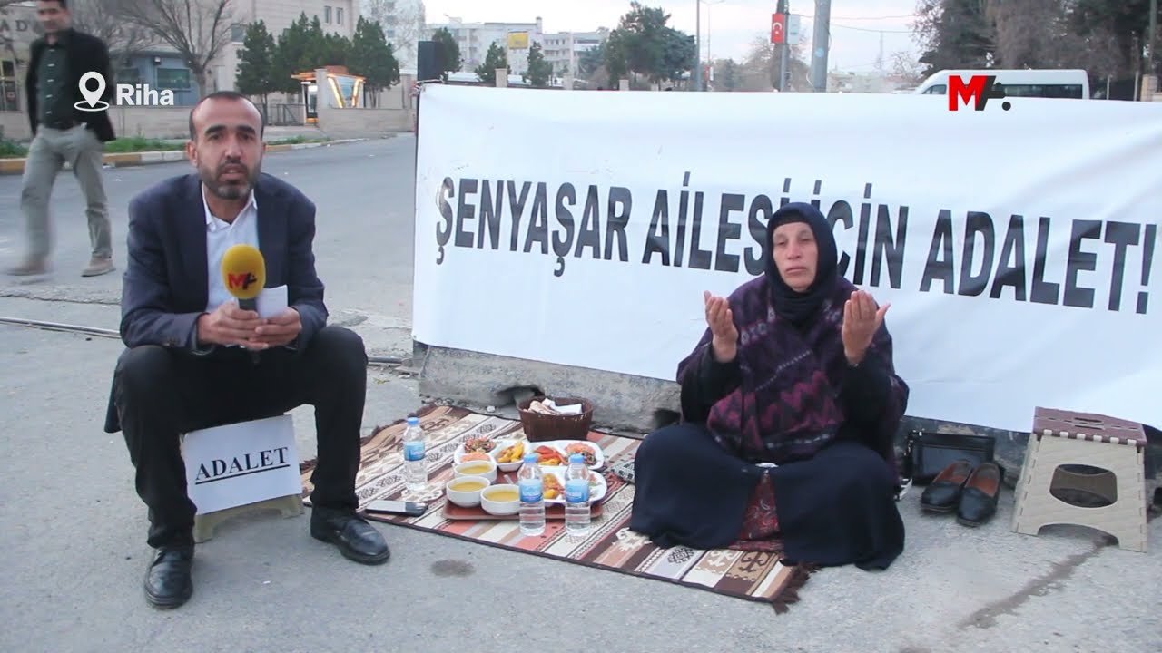 ŞENYAŞAR AİLESİ İLK İFTARLARINI ADLİYE &Ouml;N&Uuml;NDE A&Ccedil;TI