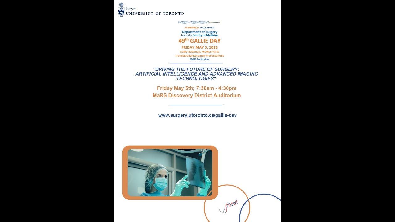 Gallie Day 2023- Gordon Murray Lecture by Dr. Alan B. Lumsden