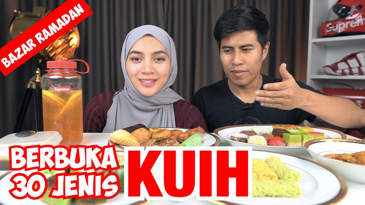 Berbuka 30 JENIS KUIH Bazar Ramadan | MUKBANG PKP