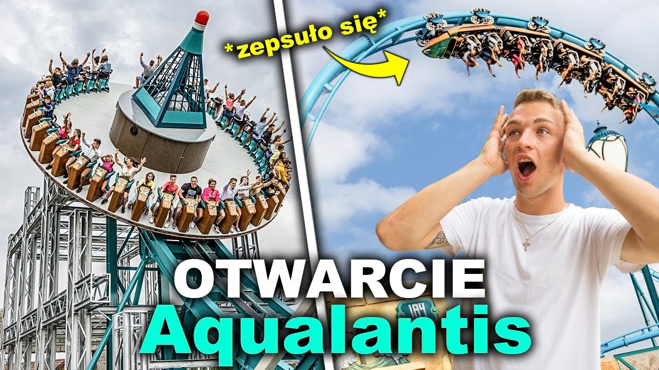 TEST STREFY AQUALANTIS W ENERGYLANDII - ABYSSUS, EKIPA LIGHT EXPLORER, TIDAL WAVE COASTER