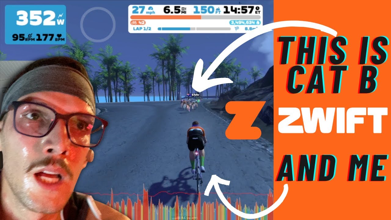 Zwift Cat B is too FAST! | Flat is Fast