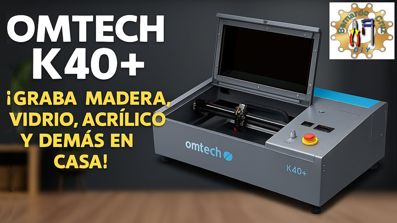 ¡OMTech K40+ el láser de CO2 que revoluciona tu taller y tu hobby!