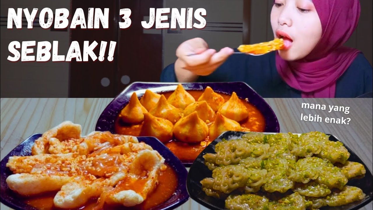 MAKAN 3 JENIS SEBLAK!! MANA YANG LEBIH ENAK?! 🤤🌶🌶