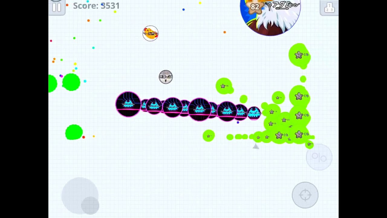 Agar.io mobile win/fail クッソしょうもないSolo集 壁チャ潰しの爽快感😂🤣