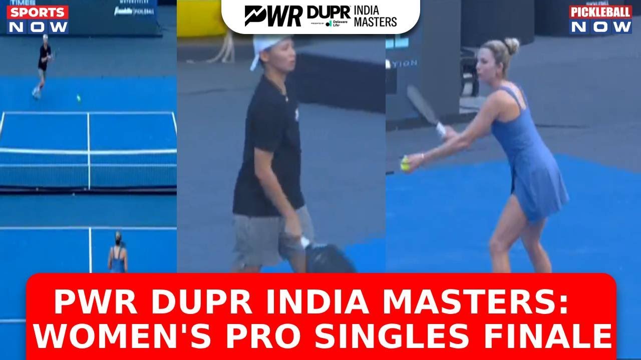 PWR DUPR India Masters 2024 | Women's Pro Singles Grand Finale: Kao Chuan(TWN) Vs Sofia Sewing (USA)