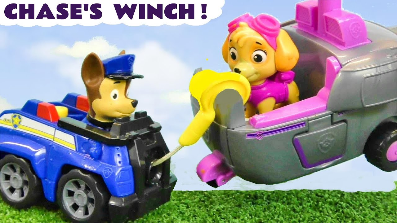 Chase gets his Winch stuck in this fun Funlings Pup Story